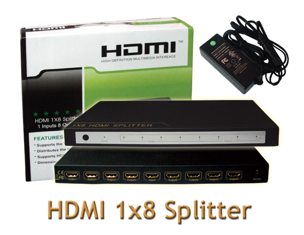 Splitter HDMI 1 �͡ 8